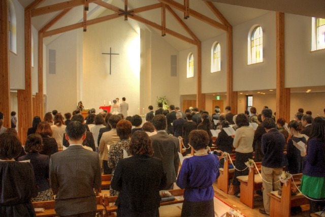 Wedding from rear